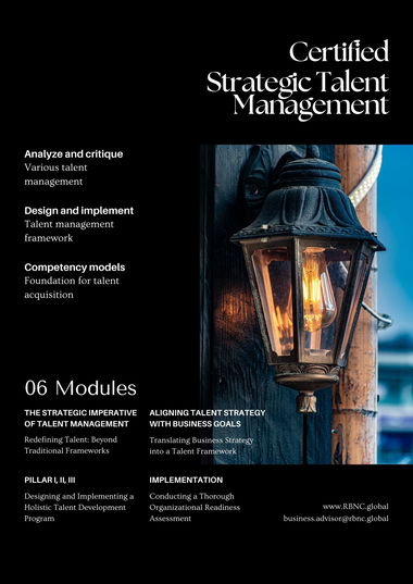 Certified Strategic Talent Management Professional