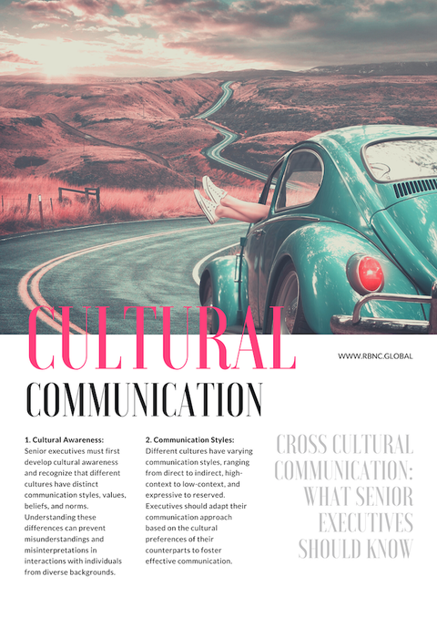 Cross Cultural Communication: What Senior Executives Should Know